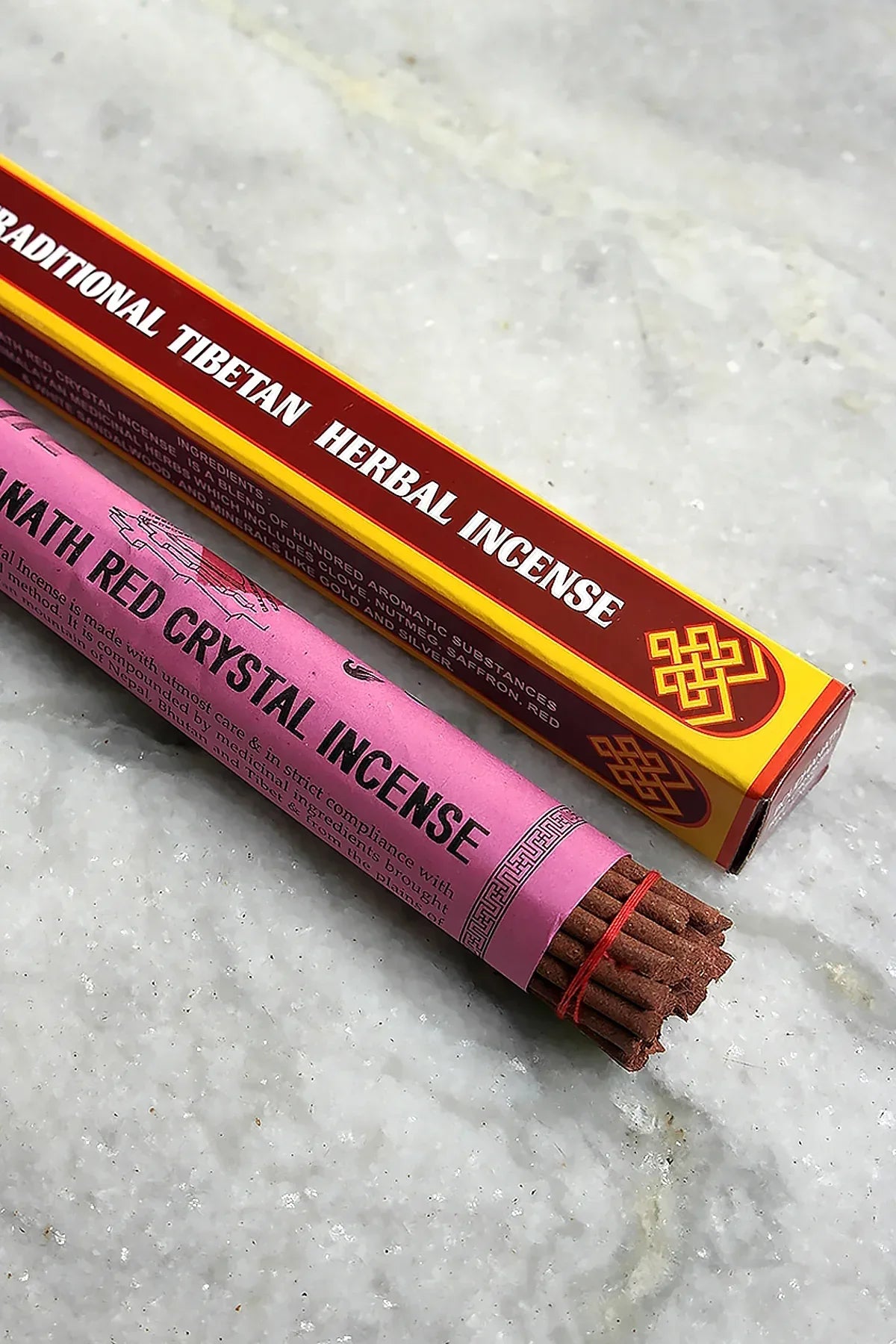 Boudhanath Red Crystal Incense - Vajracrafts