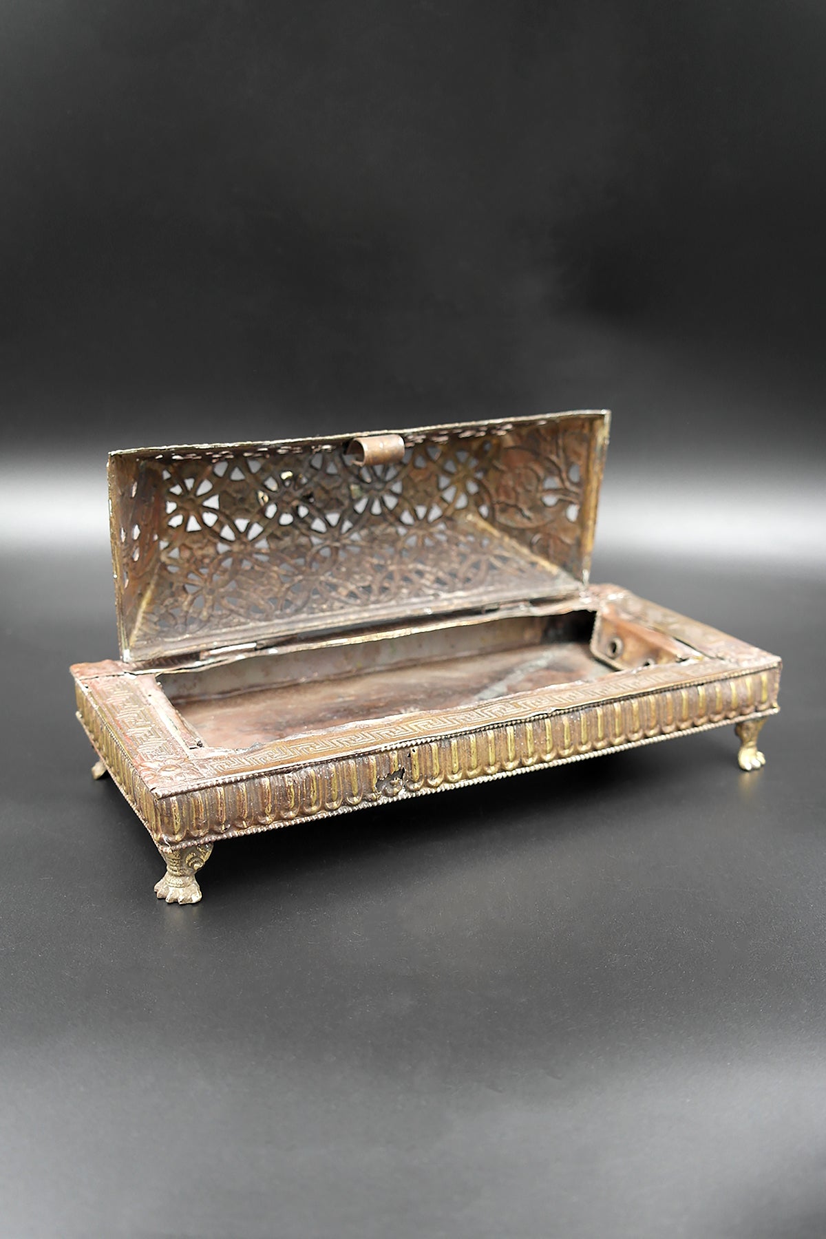 Traditional copper incense burner for aromatherapy and home fragrance