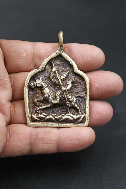 Pendant of Palden Lhamo, The Only Female Guardian Among the Eight