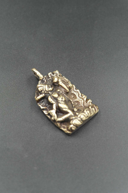 Dakini Vajrayogini Brass Pendant | Sacred Tantric Talisman for Spiritual