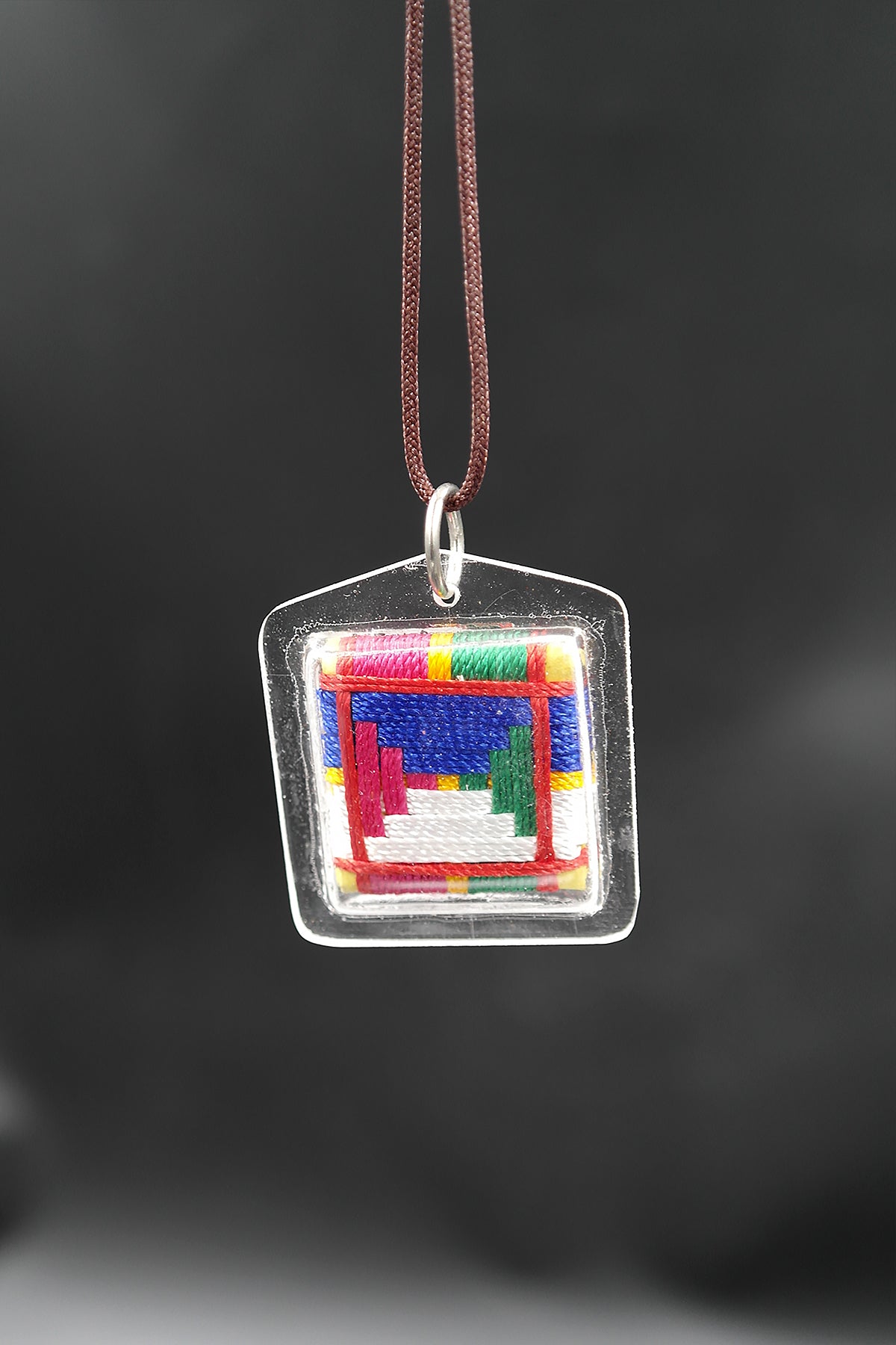 Aparimita Tibetan Mantra Amulet with Hard Plastic Cover, Amitayus Buti