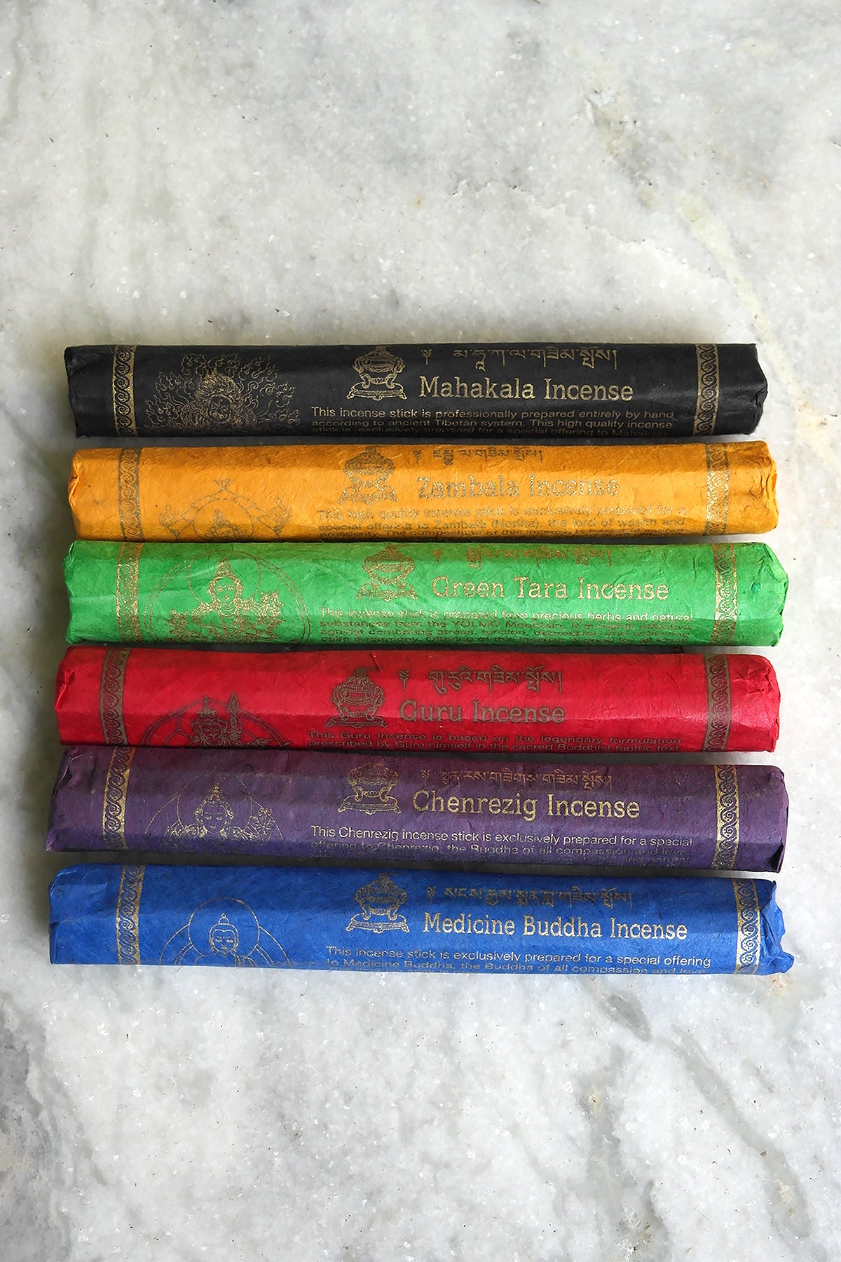 Himalayan Medicine Buddha Incense Sticks, set of 3 | Vajracrafts