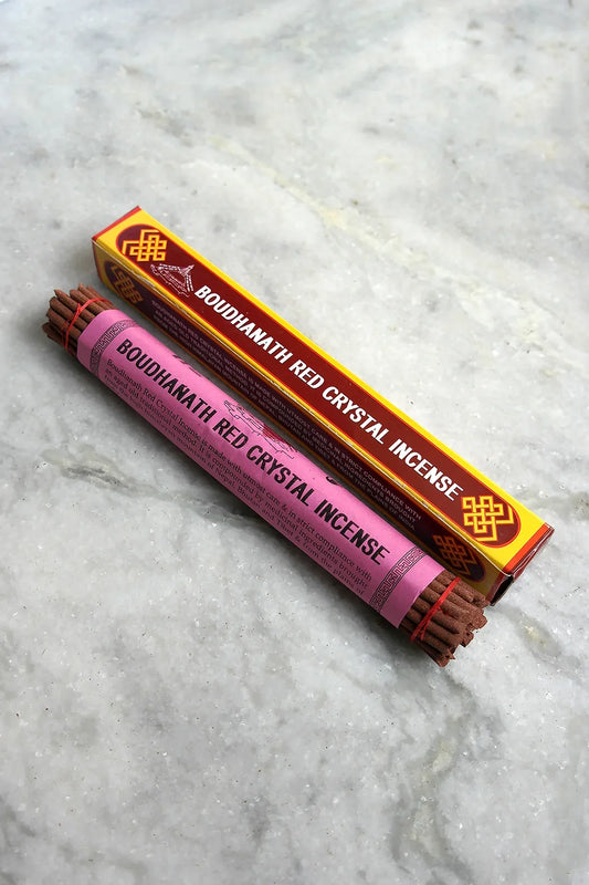 Boudhanath Red Crystal Incense - Vajracrafts