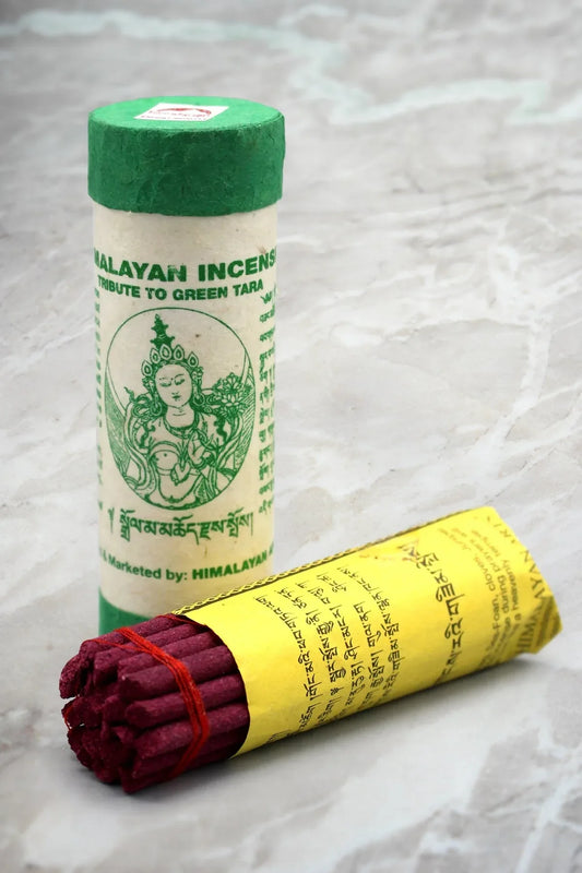 Tribute to Green Tara Himalayan Incense sticks - Vajracrafts