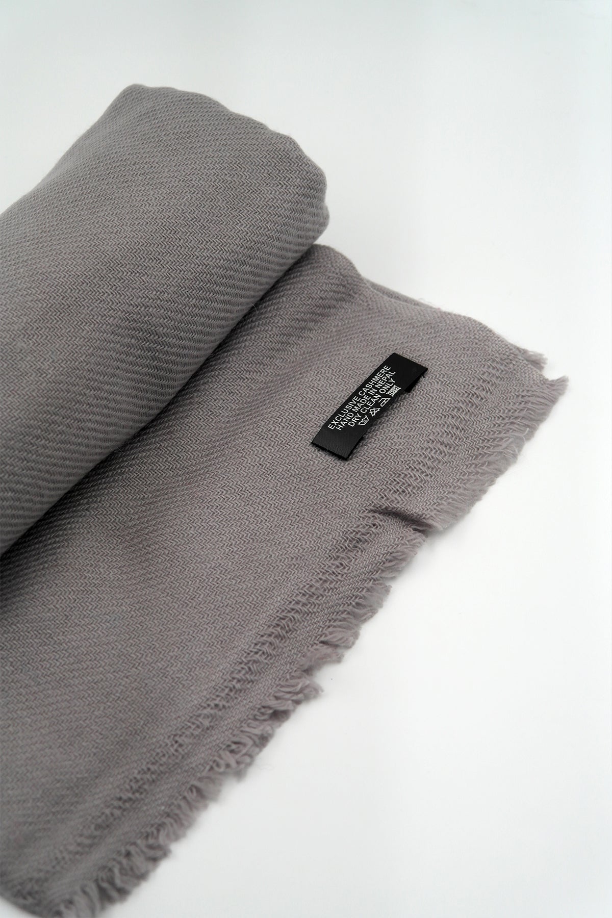 Light Grey Color Pure Pashmina Shawl | Vajracrafts