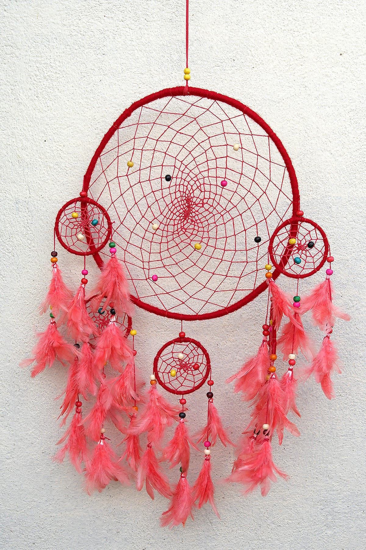 Dream Catcher Large Red | Vajracrafts