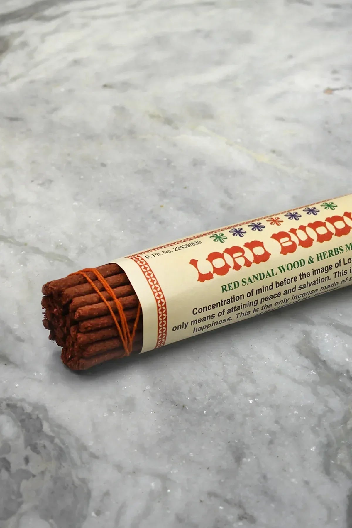 Lord Buddha Red Sandalwood and Herbs mixed Incense - Vajracrafts