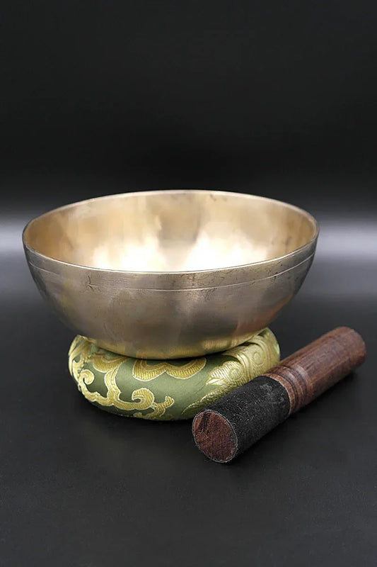 Tibetan Healing Sangha Singing bowl with cushion and mallet 6" - Vajracrafts