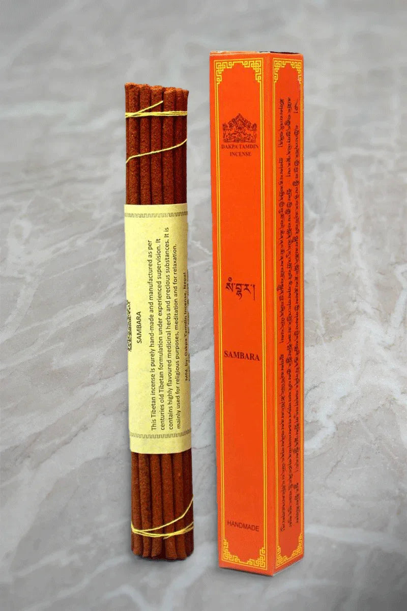 Sambara Dakpa Tamdin Natural Handmade Tibetan Incense Sticks - Vajracrafts