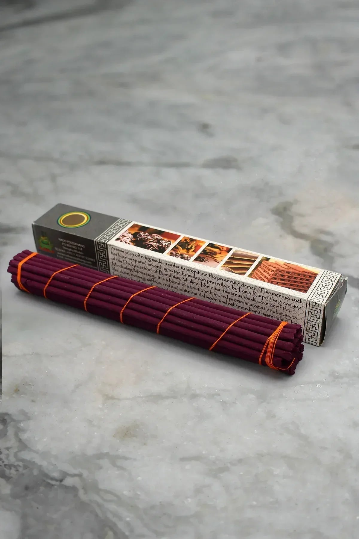 Grey Box Bhutanese Nado Poizokhang Incense, Bhutanese Incense - Vajracrafts