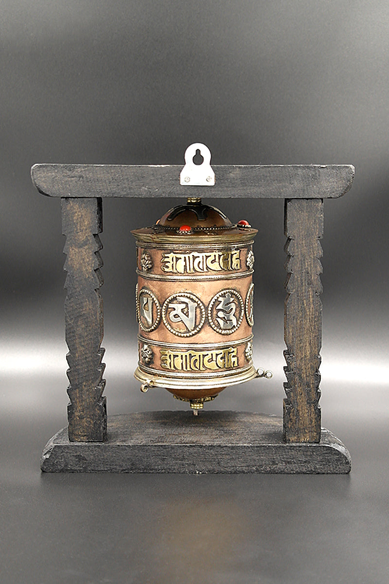 Tibetan Om Mane peme hum Prayer Wheel | Vajracrafts