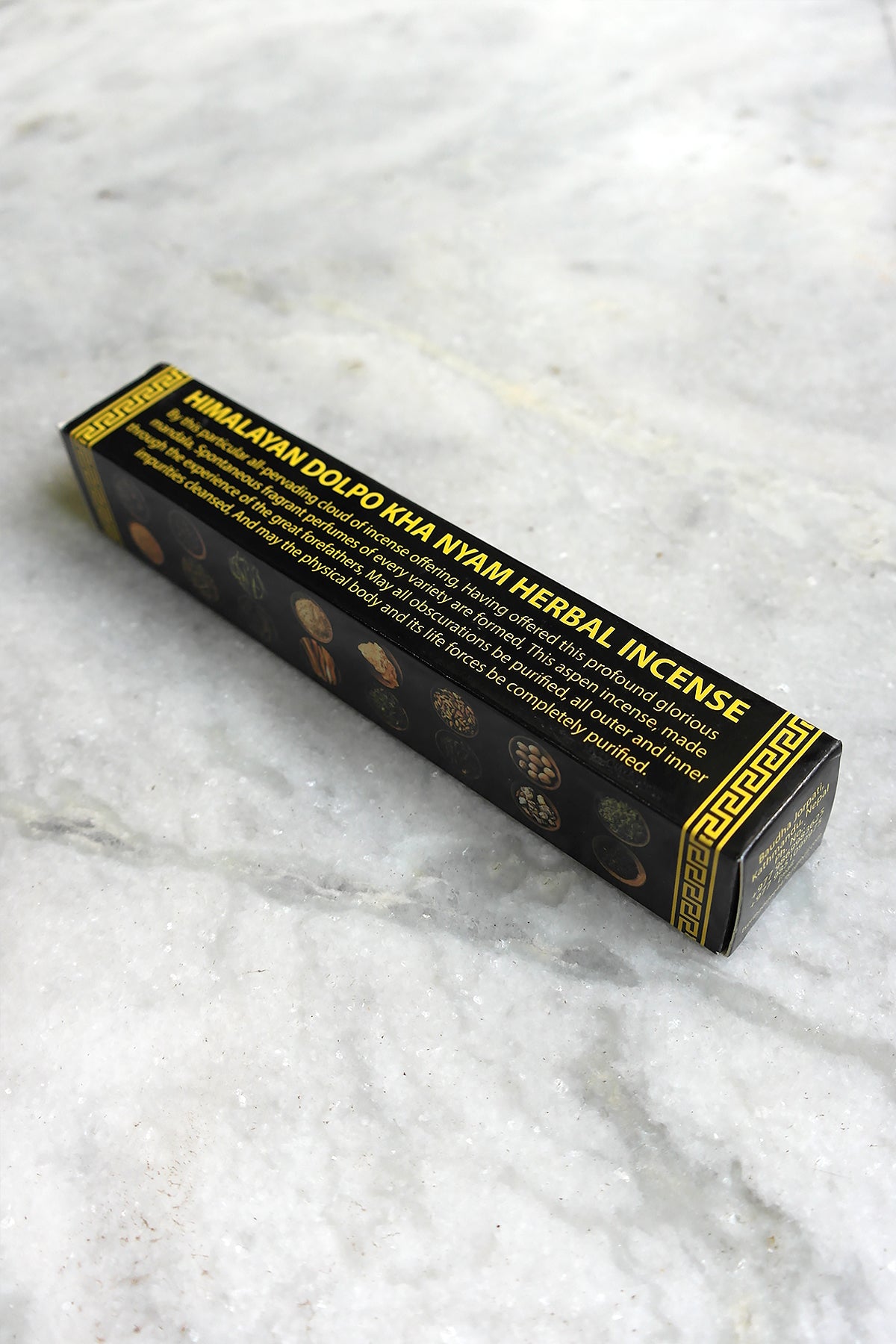 Himalayan Dolpo Kha Nyam Tibetan Herbal Incense Sticks in Black | Vajracrafts