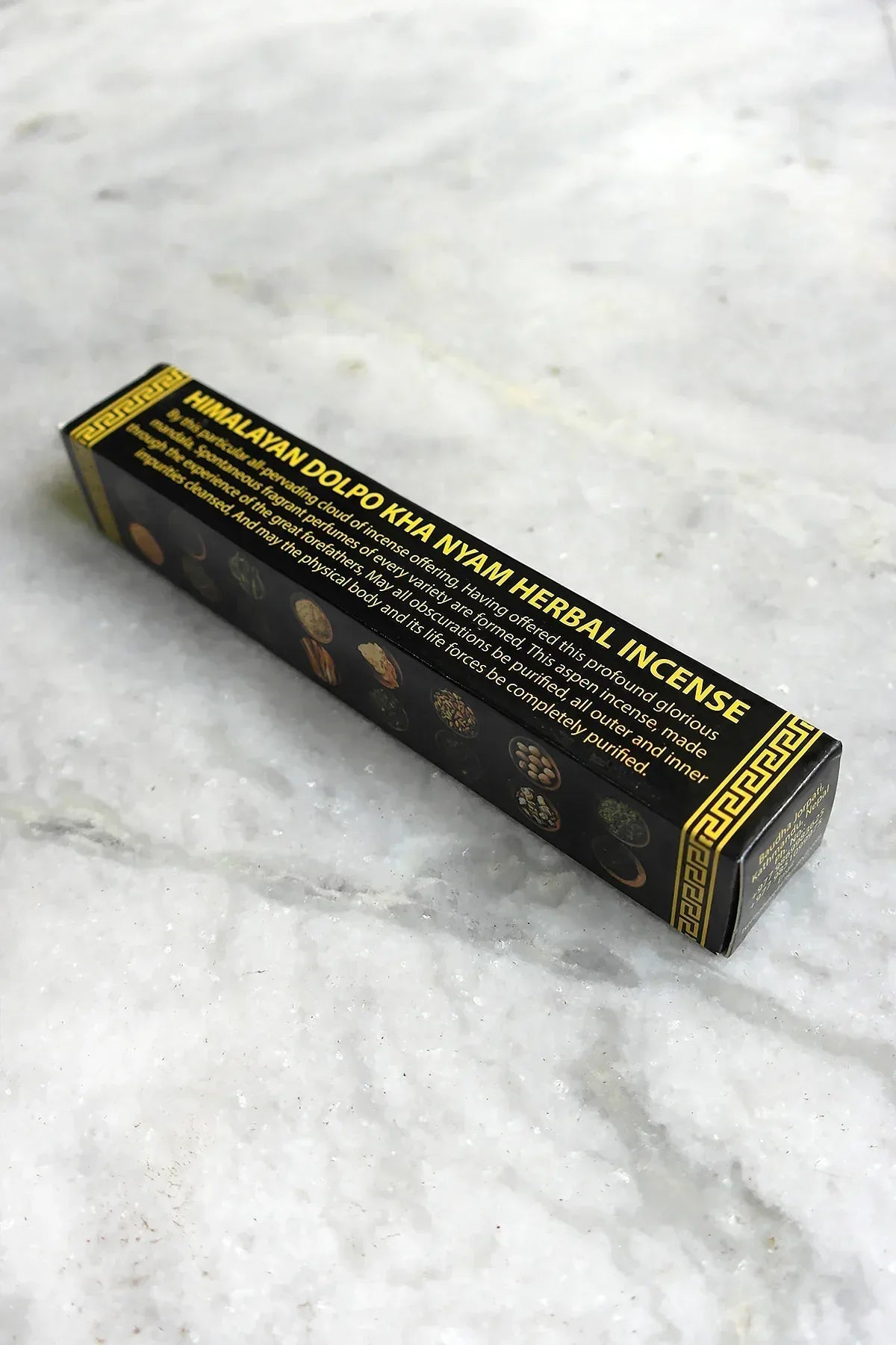 Himalayan Dolpo Kha Nyam Tibetan Herbal Incense Sticks in Black - Vajracrafts