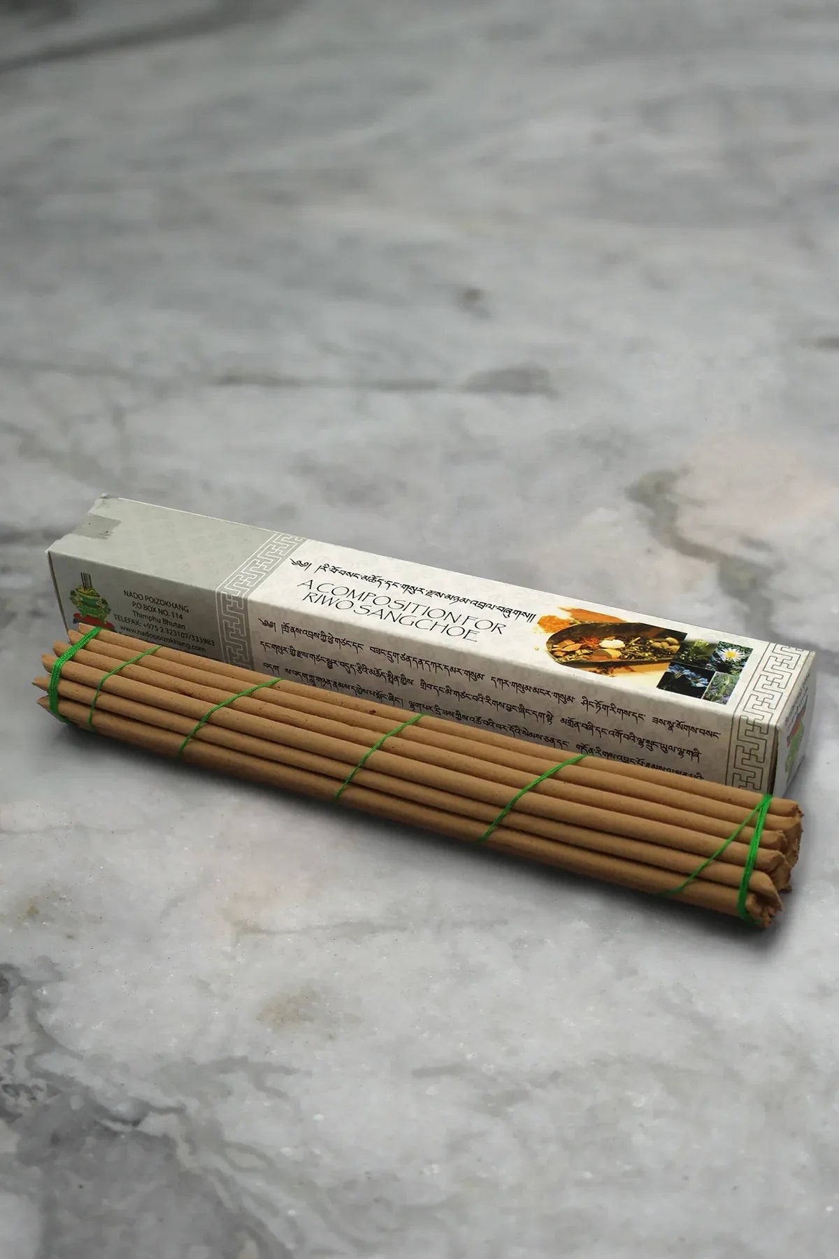 White Box Bhutanese Nado Poizokhang Incense, Bhutanese Incense - Vajracrafts