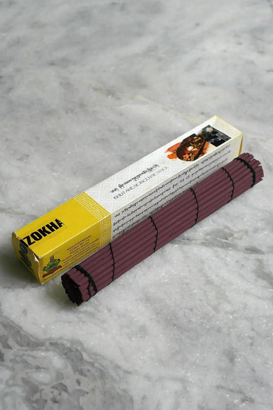 Yellow Box Bhutanese Nado Poizokhang Incense, Bhutanese Incense - Vajracrafts