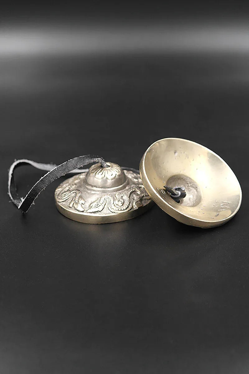 Dragon Carved High-Quality Hand Tuned Tingsha 2.3" - Vajracrafts