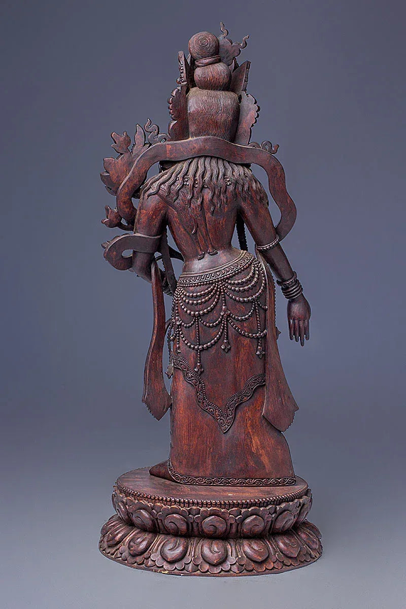 Masterpiece Buddhist Lord Padmapani Lokeshwor Statue from Nepal - Vajracrafts