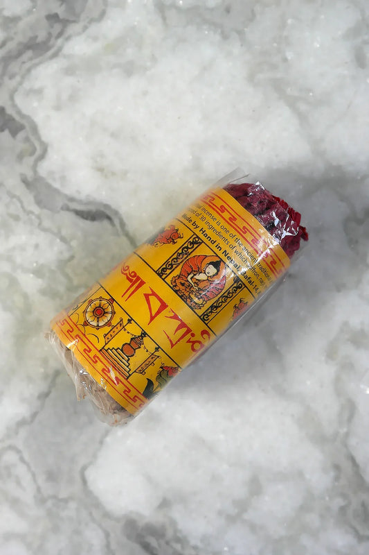 Tashi Rope Incense - Set of 6, Handmade Incense - Vajracrafts