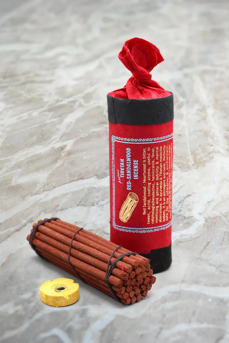 Ancient Tibetan Red Sandalwood Incense Sticks - Vajracrafts
