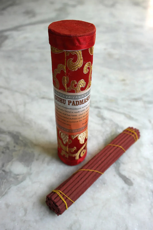 Tibetan Guru Padmasambhava Incense in brocade pack - Vajracrafts