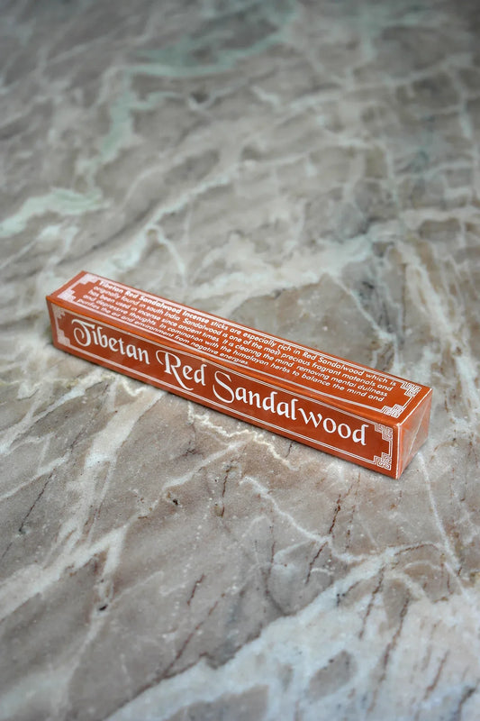 Tibetan Red Sandalwood Incense sticks 6" - Vajracrafts