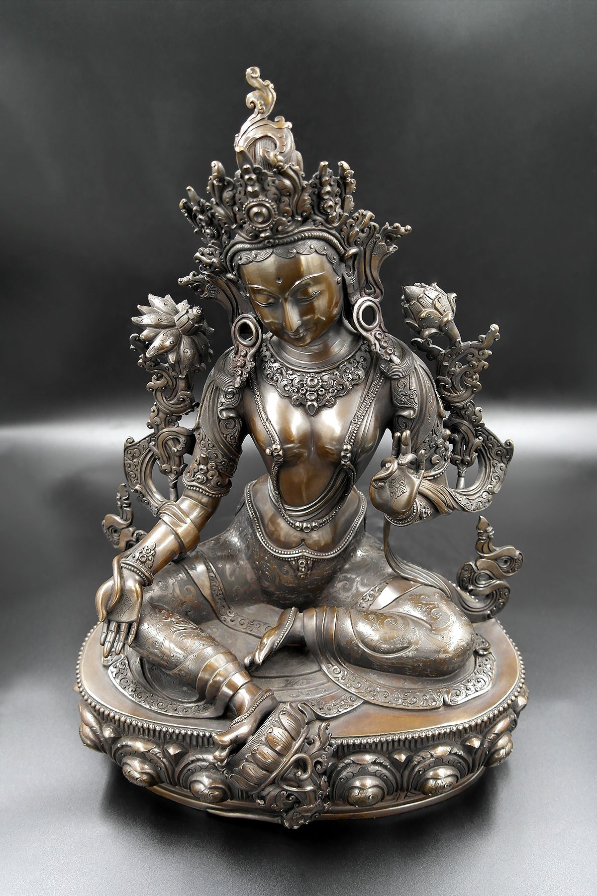 Masterpiece Green Tara Statue 16" | Vajracrafts