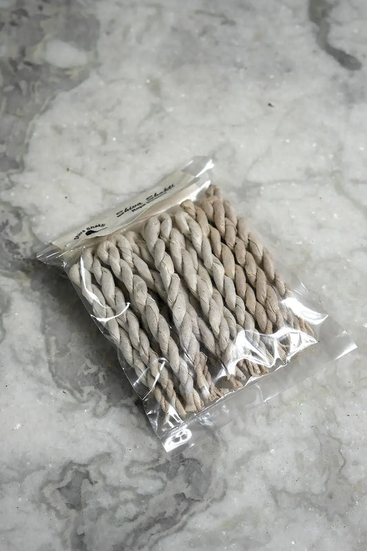 Shiva Shakti Rope Sticks, Traditional handmade Nepalese Rope Incense - small - Vajracrafts