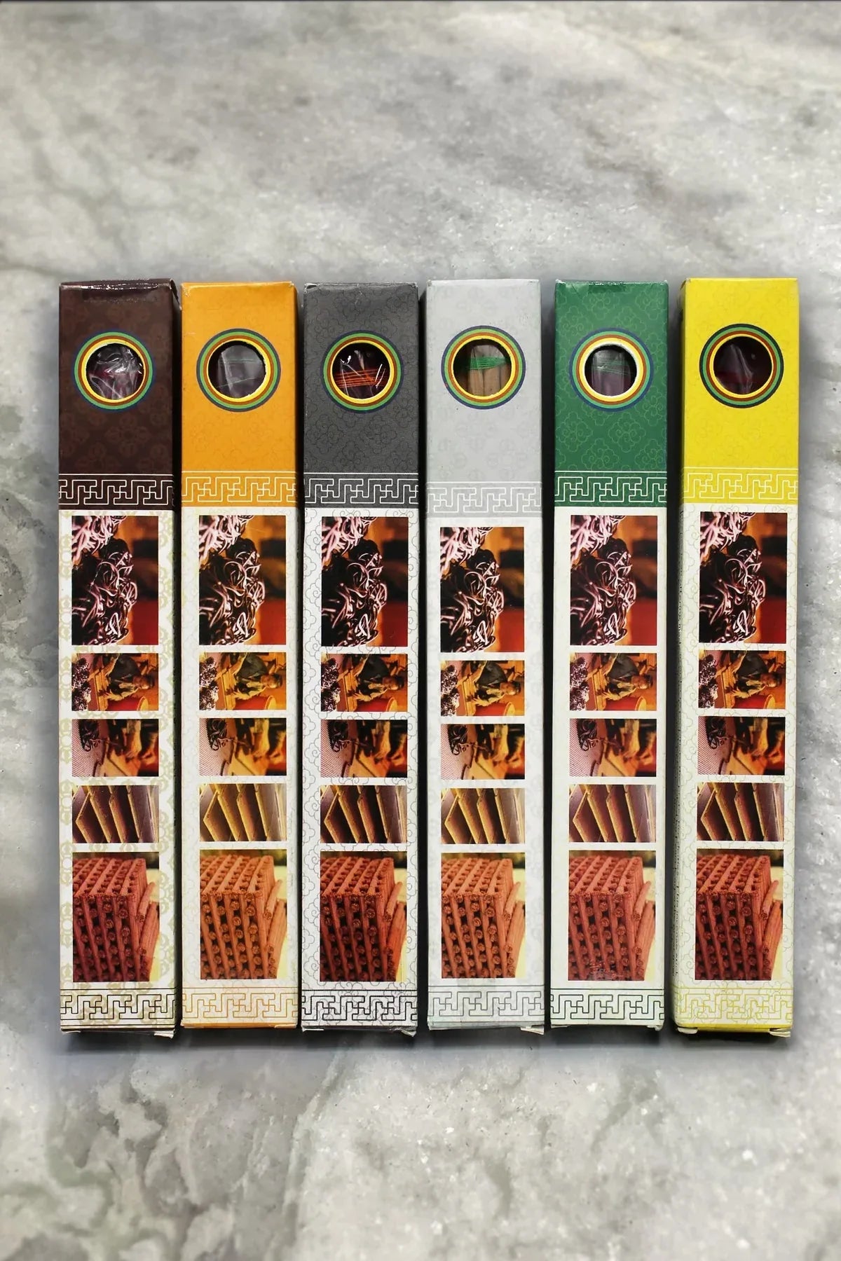 Yellow Box Bhutanese Nado Poizokhang Incense, Bhutanese Incense - Vajracrafts