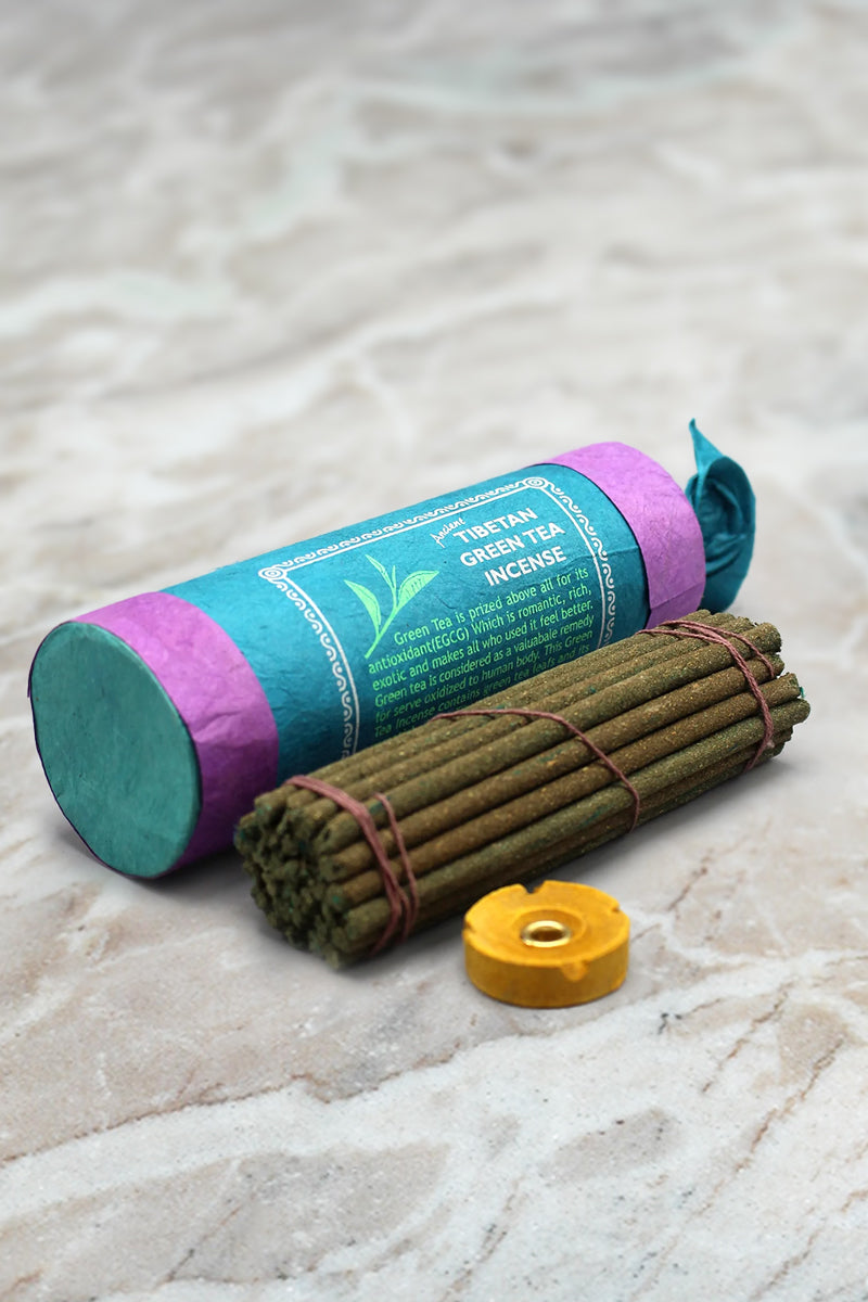 Ancient Tibetan Green Tea Incense Sticks | Vajracrafts