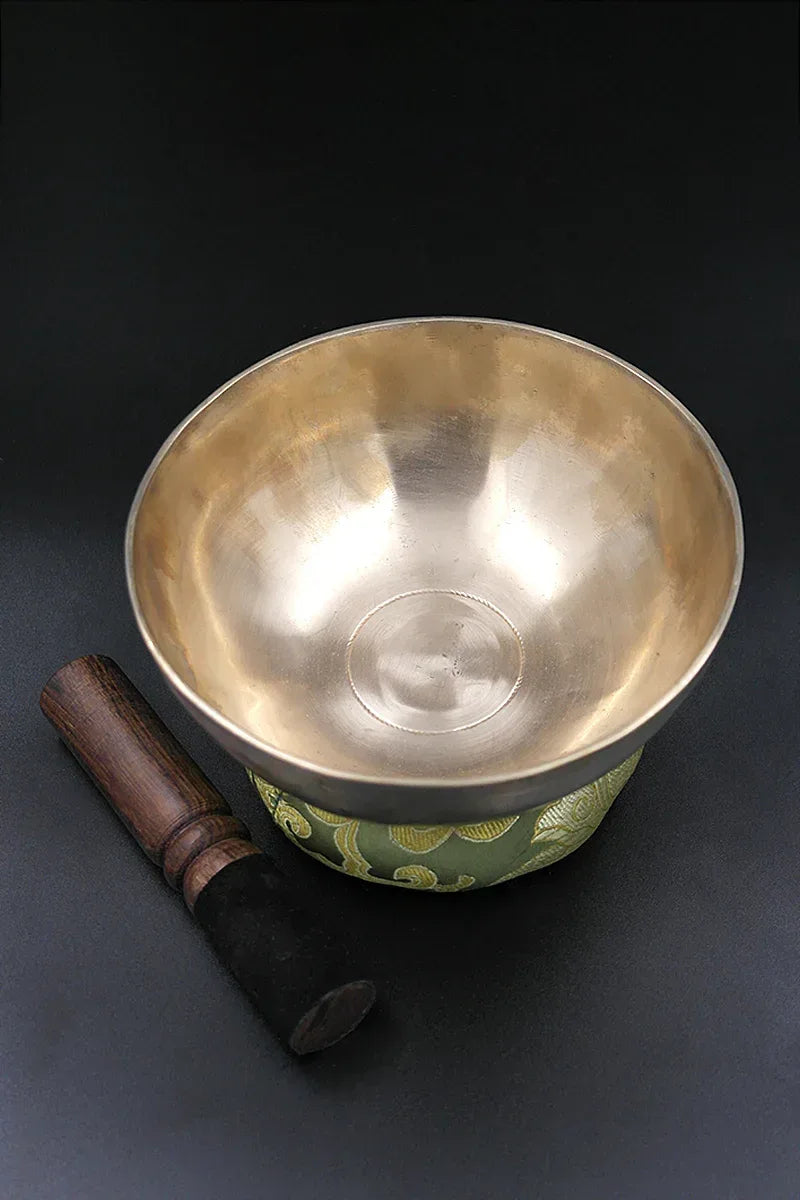 Tibetan Healing Sangha Singing bowl with cushion and mallet 6" - Vajracrafts