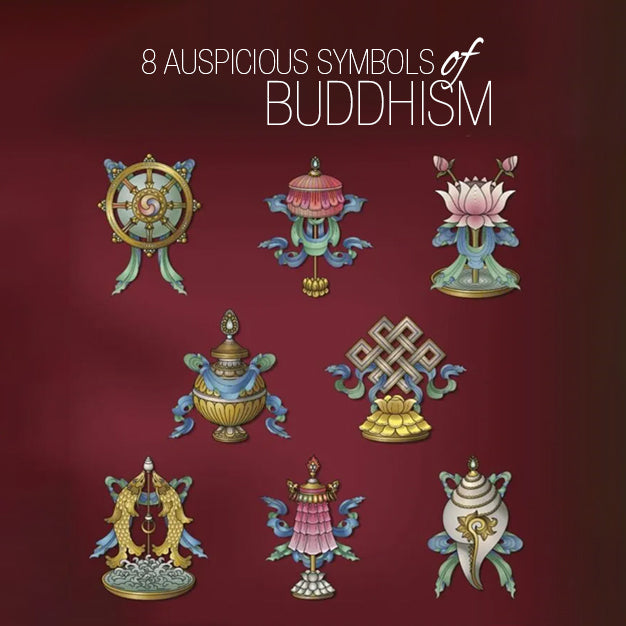 Meaning of Eight Auspicious Symbols in Buddhism - Vajracrafts