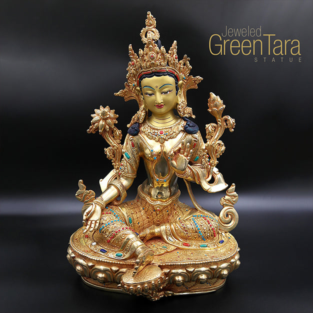 How to pray Green Tara Statue - Vajracrafts