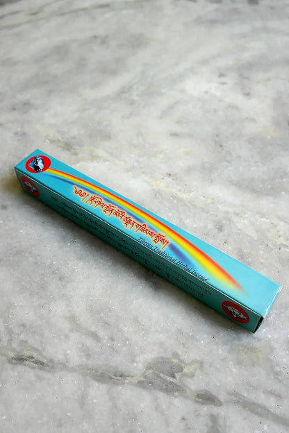 Blue Crystal Sandalwood Incense Sticks - Vajracrafts