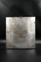 Hand Hammered Zambala wall hanging, A spell to attract good luck and wealth - Vajracrafts