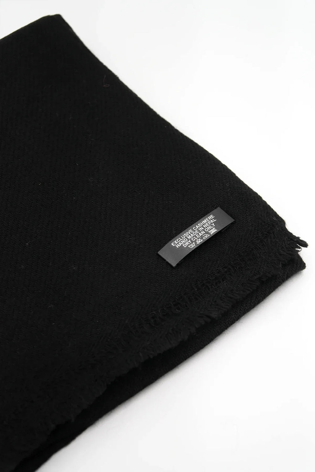 Black Pure Pashmina Shawls for Women - Vajracrafts