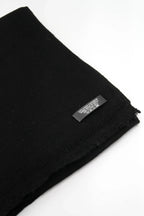 Black Pure Pashmina Shawls for Women - Vajracrafts