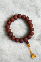 12mm Phoenix Eye Nepalese Bodhi Seed Mala, Buddha Chita Bracelet