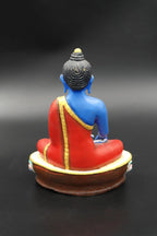 Hand painted handmade Shakyamuni Buddha Statue, 6" - Vajracrafts