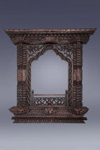 Handmade Wooden Photo Frame, Traditional Newari Handcrafted frame - Vajracrafts