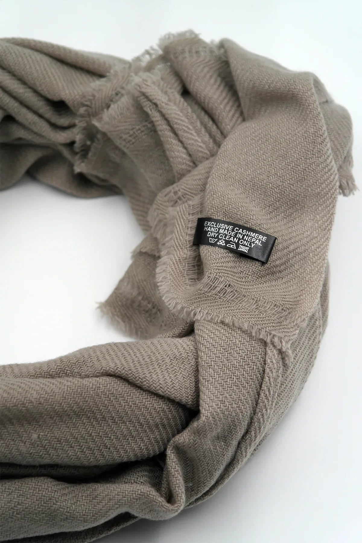 Adobe Brown Pure Pashmina Shawls for Women - Vajracrafts