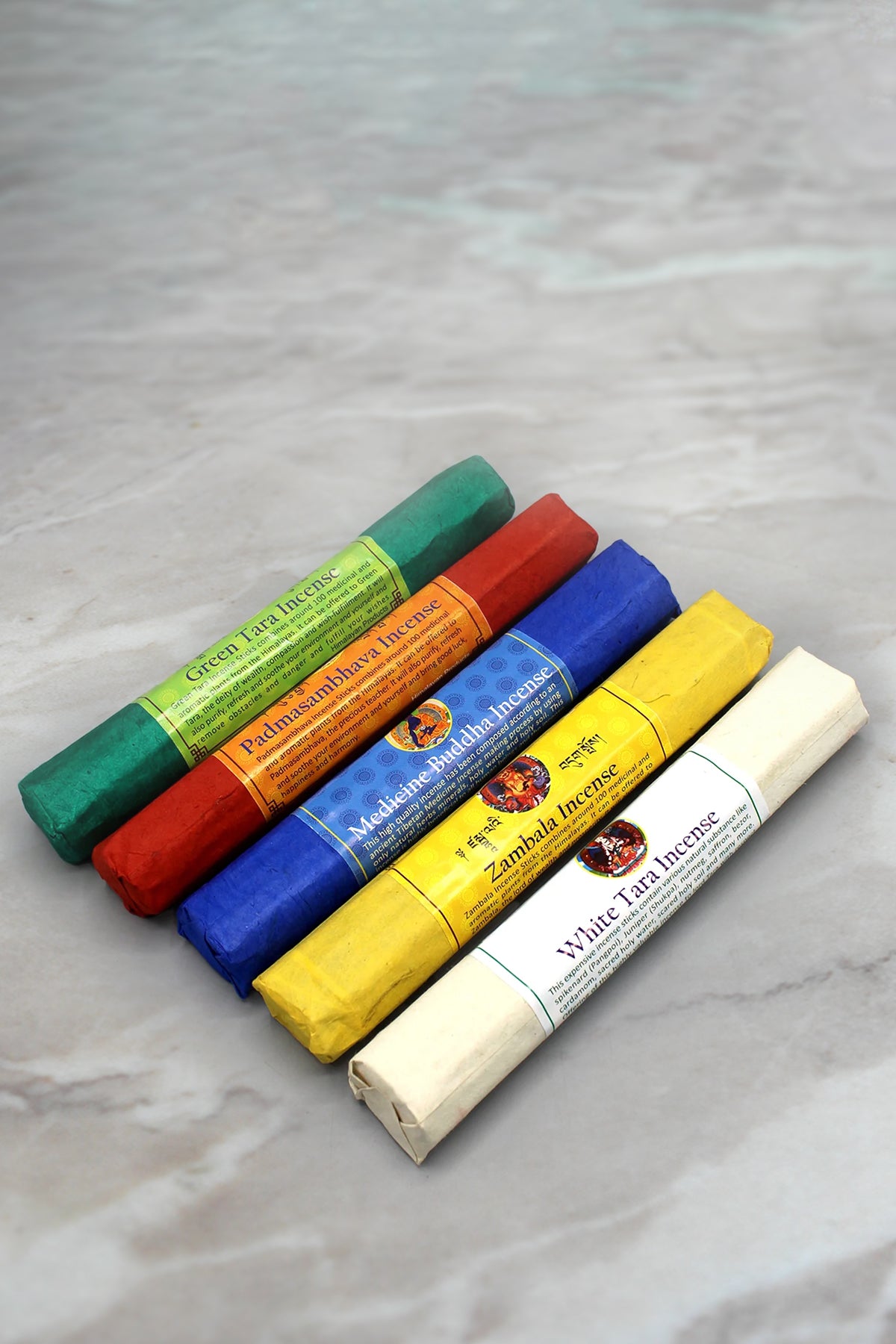 Five Packs of Tibetan Deities Incense