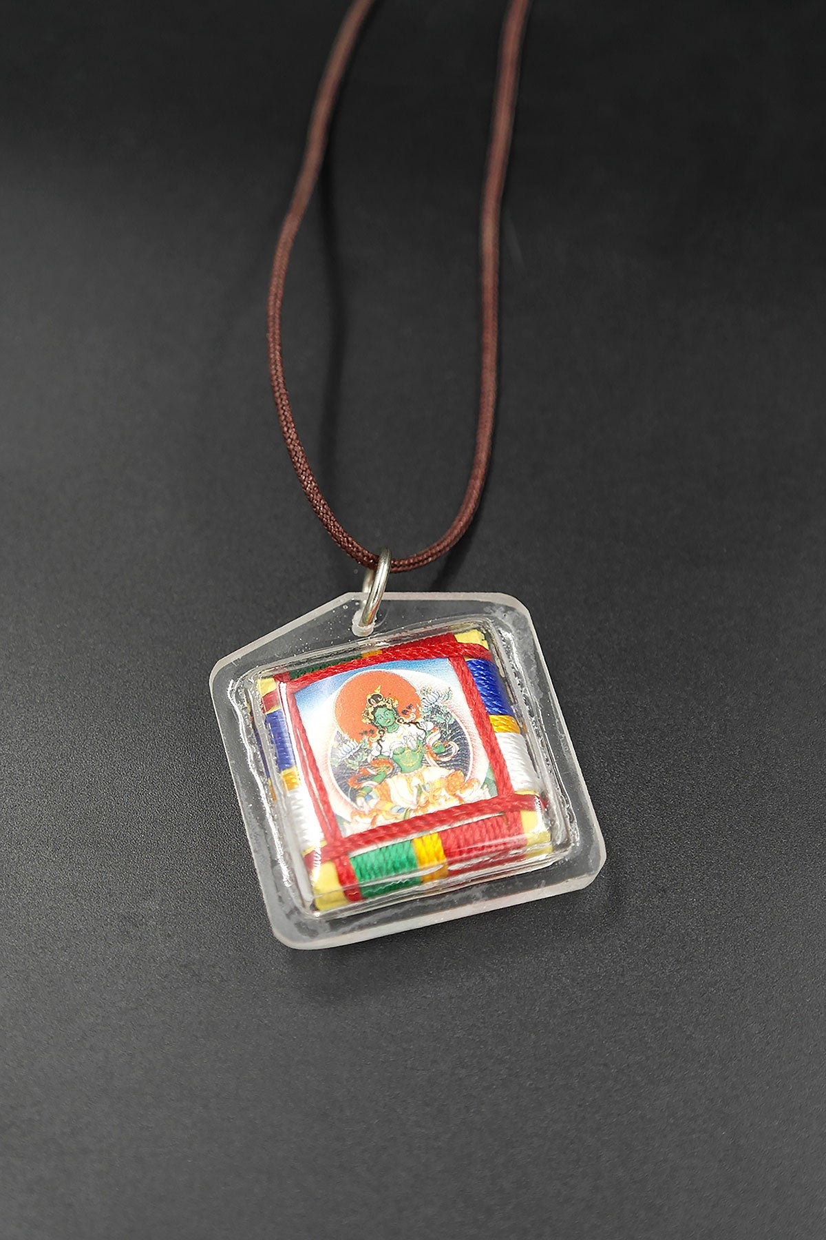 Green Tara Amulet, A Sacred Buddhist Protection Pendant
