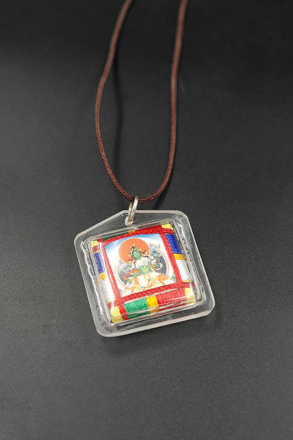 Green Tara Amulet, A Sacred Buddhist Protection Pendant