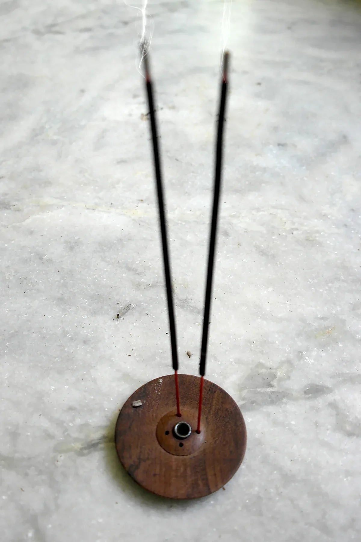 Plain Circle wooden Incense Burner - Vajracrafts
