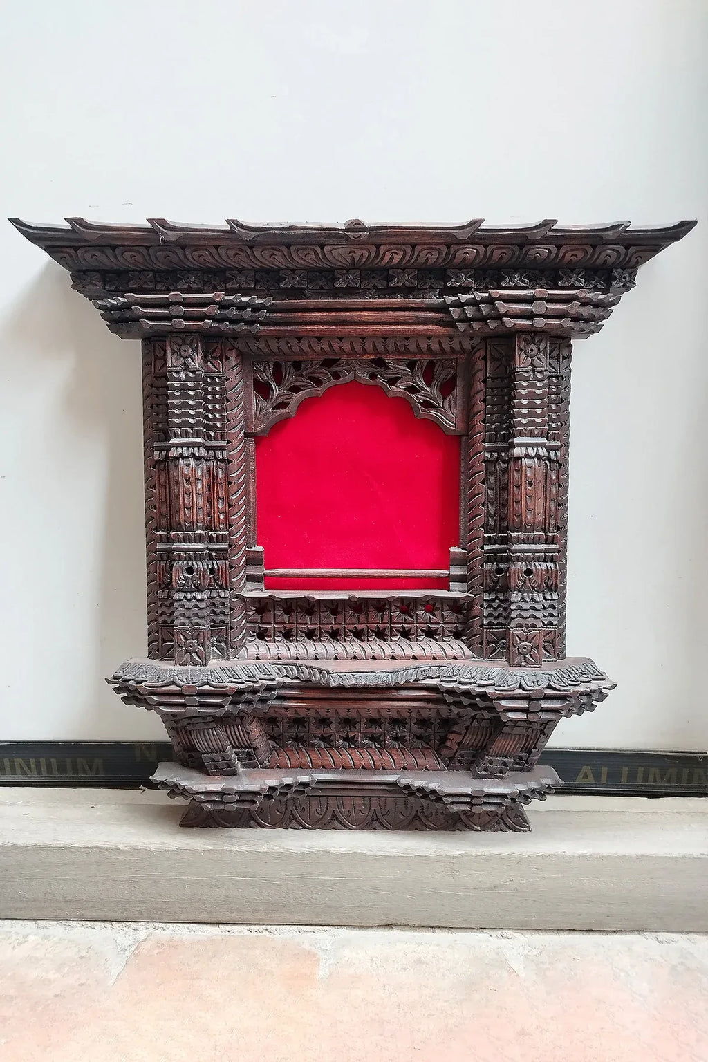 Traditional Newari Handcrafted Wooden Window style Photo frame - Vajracrafts