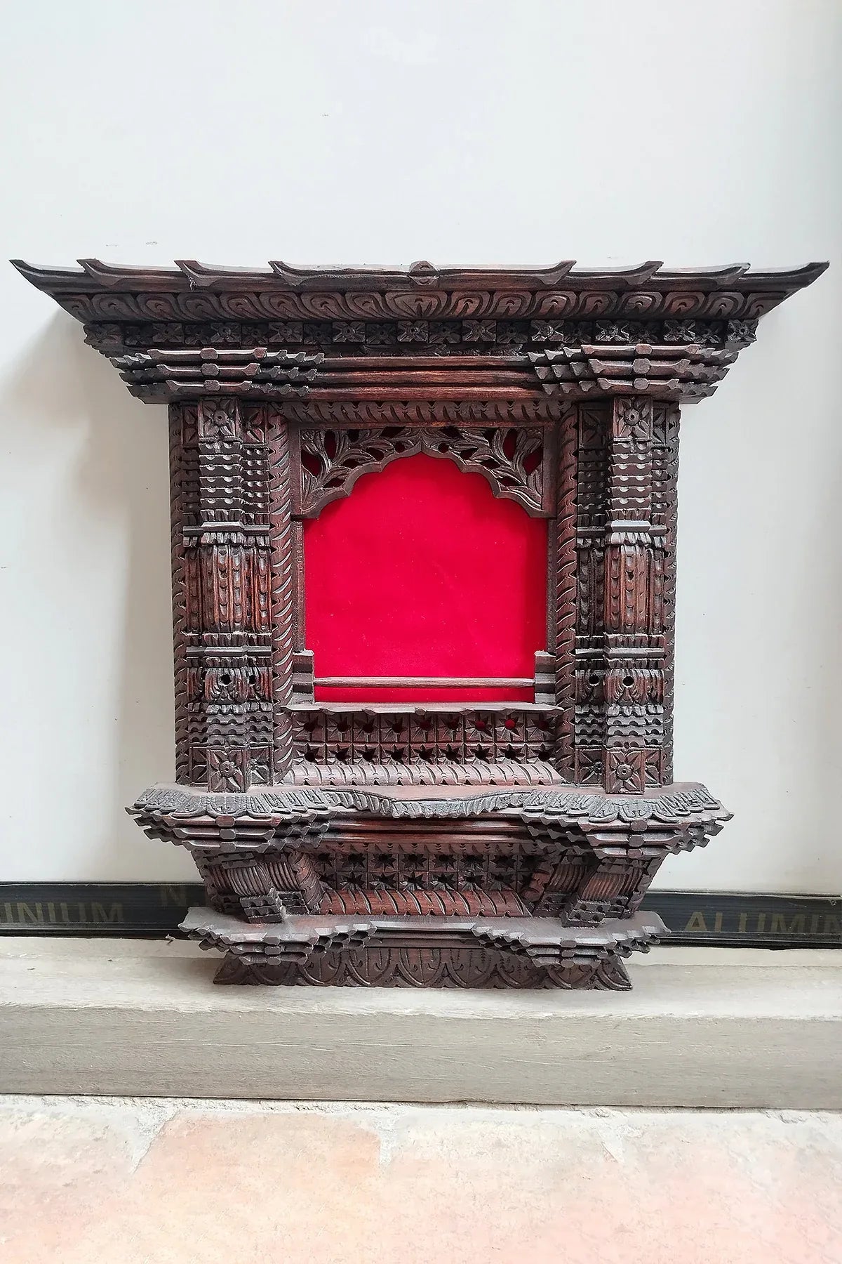 Traditional Newari Handcrafted Wooden Window style Photo frame - Vajracrafts