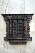 Traditional Newari Handcrafted swing styled Wooden Window - Vajracrafts