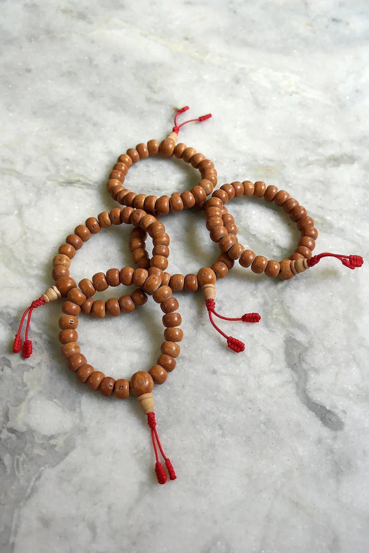 Natural Bodhi Seed Wrist Mala/Bracelet, 12mm - Vajracrafts