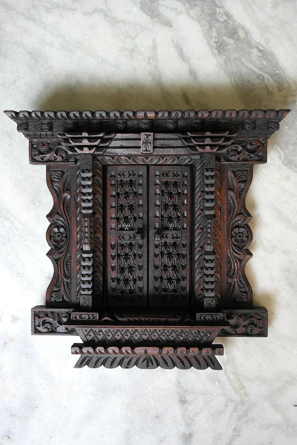 Traditional Newari Handcrafted swing styled Wooden Window - Vajracrafts