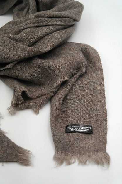 High Quality Brown Pashmina Shawl - Vajracrafts